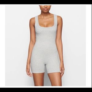 SKIMS onesie in color grey